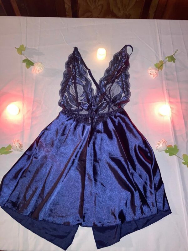 Conjunto Lencería Azul Marino